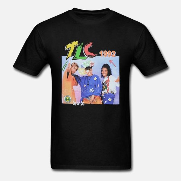 men t shirt tlc vintage style s black funny t-shirt novelty tshirt women, White;black
men t shirt tlc vintage style s black funny t-shirt novelty tshirt women, White;black