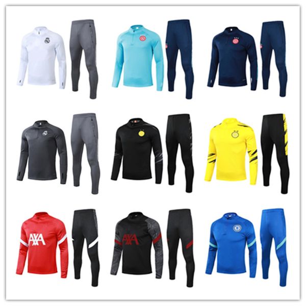 20 21 ajax real madrid football training soccer tracksuit survetement 2020 2021 paris dortmund training suit de foot chandal tuta jogging, Black
20 21 ajax real madrid football training soccer tracksuit survetement 2020 2021 paris dortmund training suit de foot chandal tuta jogging, Black