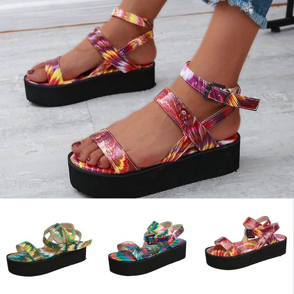 fashion women's sandals thick bottom shoes summer waterproof platform ethnic style adjudtable strap open toe ladies shoes, Black
fashion women's sandals thick bottom shoes summer waterproof platform ethnic style adjudtable strap open toe ladies shoes, Black