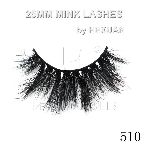 hexuan 5d soft mink hair false eyelashes handmade wispy fluffy long lashes natural eye makeup tools faux eye lashes