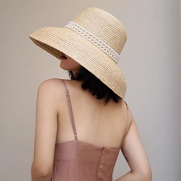 beanie/skull caps raffia pearl clock type bucket hat women's summer beach holiday big sun straw, Blue;gray
beanie/skull caps raffia pearl clock type bucket hat women's summer beach holiday big sun straw, Blue;gray