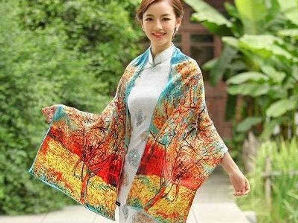 Wholesale-100% women silk scarf top quality shawl floral printed female long silk scarf multi colors 175cm x 52cm
Wholesale-100% women silk scarf top quality shawl floral printed female long silk scarf multi colors 175cm x 52cm