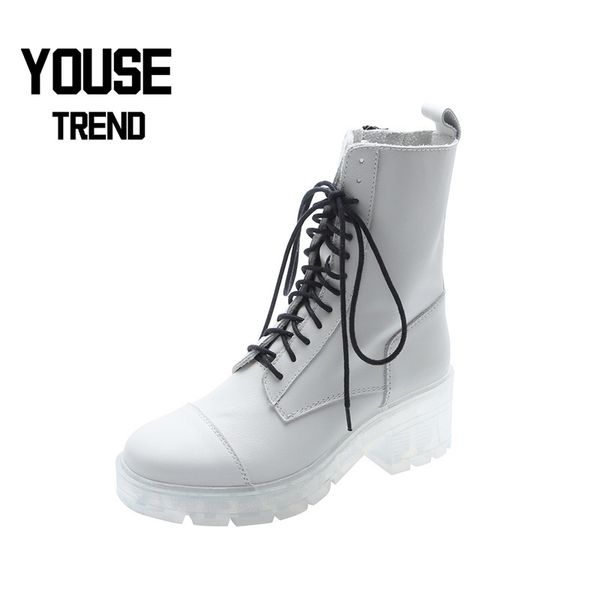 limited edition women's boots zipper punk boots transparent sole women genuine leather women autumn, Black
limited edition women's boots zipper punk boots transparent sole women genuine leather women autumn, Black