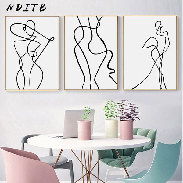 line drawing wall art canvas poster abstract woman simple painting minimalist print decorative picture living room decoration
line drawing wall art canvas poster abstract woman simple painting minimalist print decorative picture living room decoration