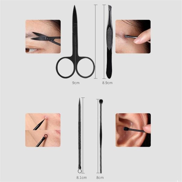 nail art kits black 15pcs professional stainless steel cuticle trimmer nipper nails clippers face manicure
nail art kits black 15pcs professional stainless steel cuticle trimmer nipper nails clippers face manicure