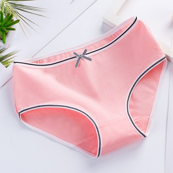 women's panties women mid-rise breathable comfort ladies briefssweet girls bow underwear, Black;pink
women's panties women mid-rise breathable comfort ladies briefssweet girls bow underwear, Black;pink