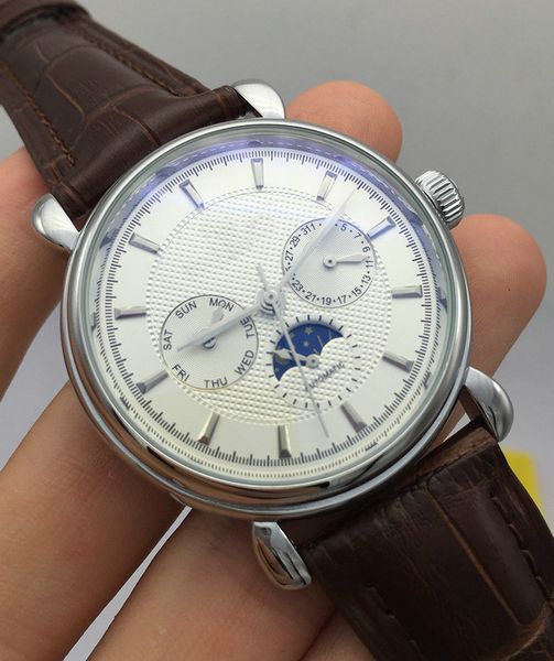 2020 new men brown leather fashion mechanical men's stainless steel automatic movement watch sports mens watches wristwatches, Slivery;brown
2020 new men brown leather fashion mechanical men's stainless steel automatic movement watch sports mens watches wristwatches, Slivery;brown