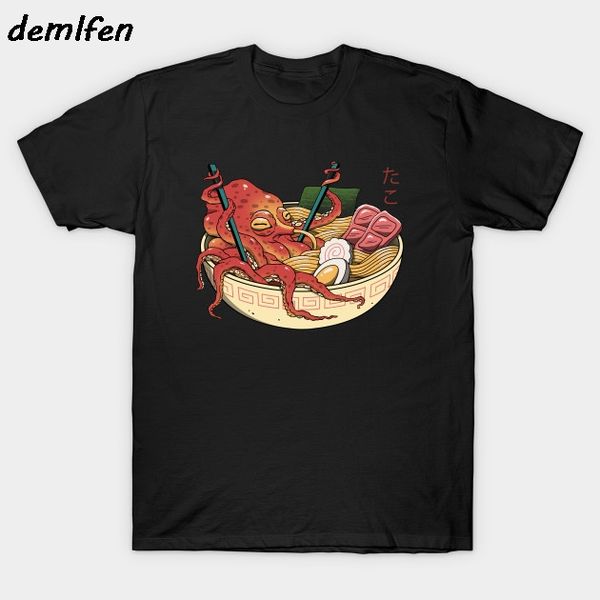 tako ramen t-shirt summer men short sleeve o-neck shirt new cotton tees harajuku streetwear
tako ramen t-shirt summer men short sleeve o-neck shirt new cotton tees harajuku streetwear