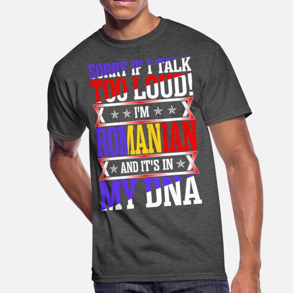 i am romanian and its in my dna t shirt men customized 100% cotton round collar original fit comical summer vintage shirt
i am romanian and its in my dna t shirt men customized 100% cotton round collar original fit comical summer vintage shirt