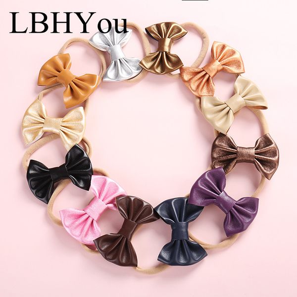 12pcs/lot faux pu leather hand tie nylon headbands,newborn girls stretchy bows nylon head bands toddler kids soft head wraps, Slivery;white
12pcs/lot faux pu leather hand tie nylon headbands,newborn girls stretchy bows nylon head bands toddler kids soft head wraps, Slivery;white