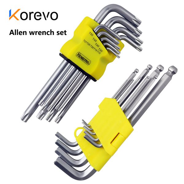 9pcs screwdriver hex wrench set allen key hexagon flat ball torx star head spanner key set long size hand tools
9pcs screwdriver hex wrench set allen key hexagon flat ball torx star head spanner key set long size hand tools