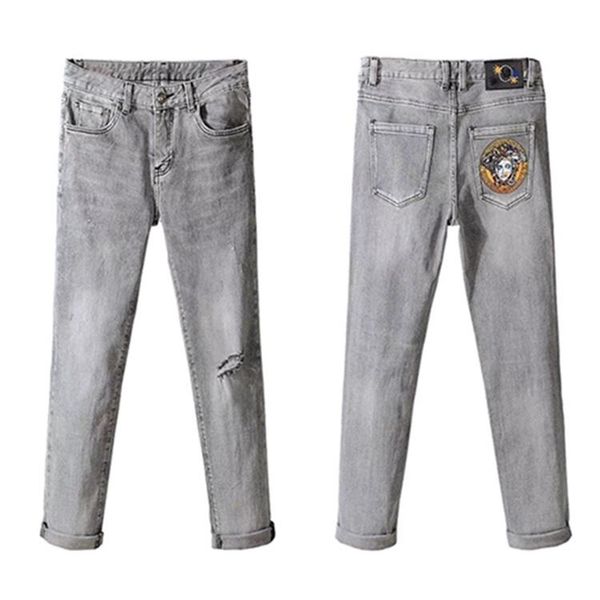 2020 new designer luxury men's jeans hip hop logo designer brand pants fashion jeans men's jeans size 7k, Blue
2020 new designer luxury men's jeans hip hop logo designer brand pants fashion jeans men's jeans size 7k, Blue