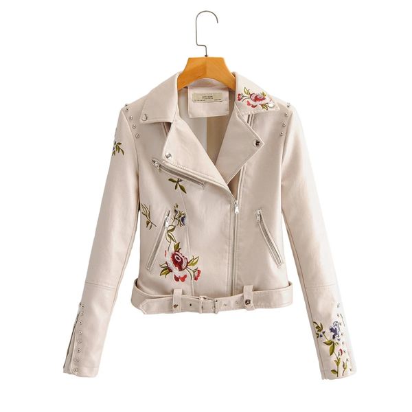 women's leather & faux vintage women pu jackets 2021 spring floral print ladies coats white fashion female jacket slim girls, Black
women's leather & faux vintage women pu jackets 2021 spring floral print ladies coats white fashion female jacket slim girls, Black