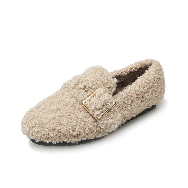 furry flat shoes for spring autumn women loafers shoes buckle faux wool fur slip on female plush flats teenager girl, Black
furry flat shoes for spring autumn women loafers shoes buckle faux wool fur slip on female plush flats teenager girl, Black