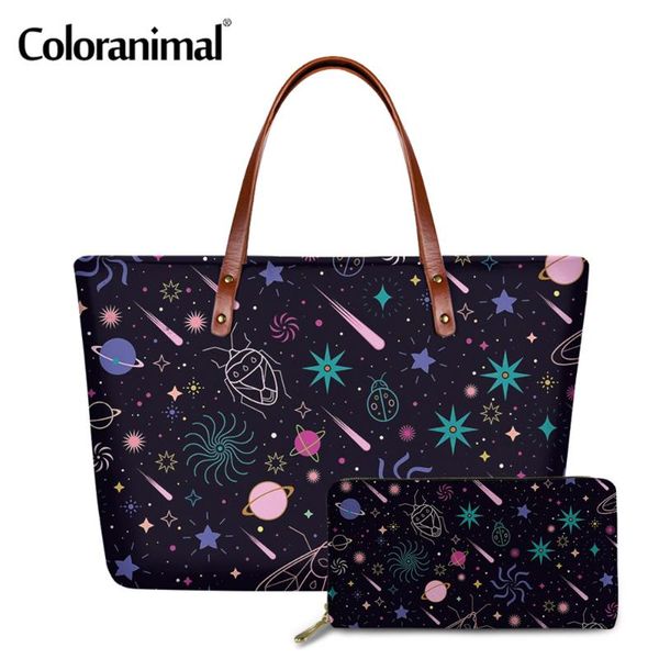 coloranimal fashion women 2pcs casual handbags&purse pretty galaxy printing shoulder bags for ladies tote crossbody bags bolsa
coloranimal fashion women 2pcs casual handbags&purse pretty galaxy printing shoulder bags for ladies tote crossbody bags bolsa