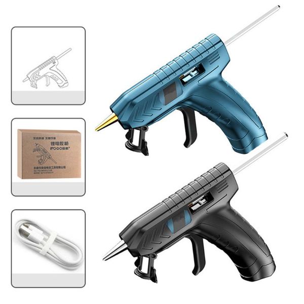 3.6v lithium-ion melt glue gun wireless graft repair heat gun pneumatic home diy tools glue with sticks and bag
3.6v lithium-ion melt glue gun wireless graft repair heat gun pneumatic home diy tools glue with sticks and bag