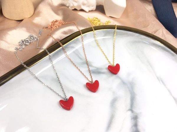 2020 and the united states popular style women jewelry small red heart necklace simple fashion sterling silver does not fade
2020 and the united states popular style women jewelry small red heart necklace simple fashion sterling silver does not fade