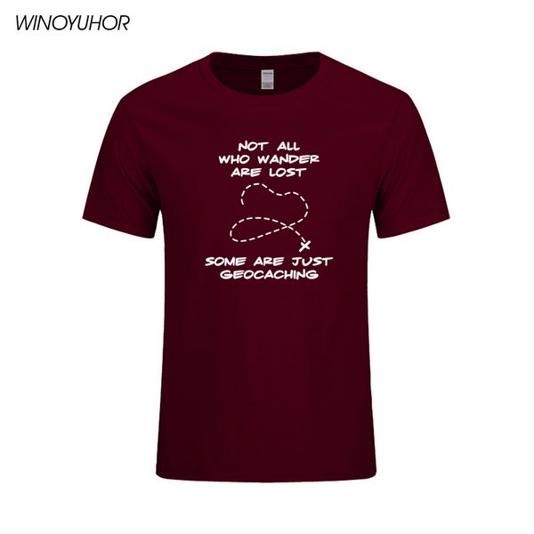 new summer style o-neck t shirts cotton geocaching not all who wander are lost men's t-shirt short sleeve male
new summer style o-neck t shirts cotton geocaching not all who wander are lost men's t-shirt short sleeve male