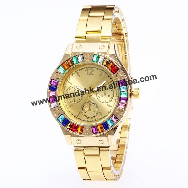 wholesale colorful rhinestone metal alloy watches fashion women dress watches no logo metal wrist watch 919514, Slivery;brown
wholesale colorful rhinestone metal alloy watches fashion women dress watches no logo metal wrist watch 919514, Slivery;brown