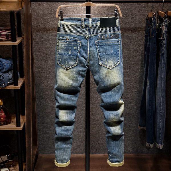 мужские джинсы классические карманные длинные брюки осень моды streetwear темно-синий молния fly мужские джинсовые штаны подростковая горячи, Blue
мужские джинсы классические карманные длинные брюки осень моды streetwear темно-синий молния fly мужские джинсовые штаны подростковая горячи, Blue
