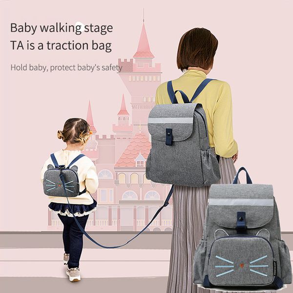 2 in 1 diaper-bag+kid-bag diaper bag for mom baby mommy bags waterproof backpack baby care baby-harness-backpack
2 in 1 diaper-bag+kid-bag diaper bag for mom baby mommy bags waterproof backpack baby care baby-harness-backpack