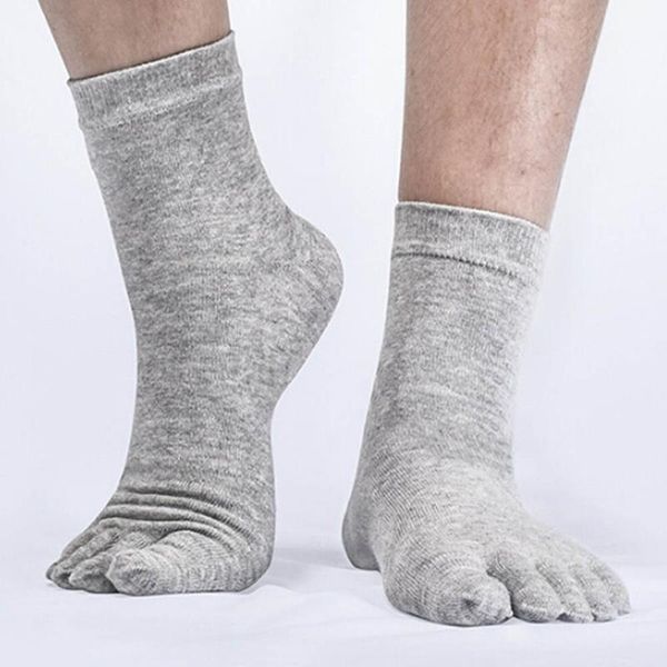 men's socks selling one pair male mens five fingers separated toes cotton solid comfortable soft casual ankle, Black
men's socks selling one pair male mens five fingers separated toes cotton solid comfortable soft casual ankle, Black