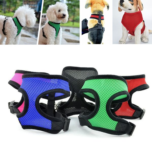 pet mesh harness vest cat dog control harnesses walking collar soft puppy safety chest back strap
pet mesh harness vest cat dog control harnesses walking collar soft puppy safety chest back strap