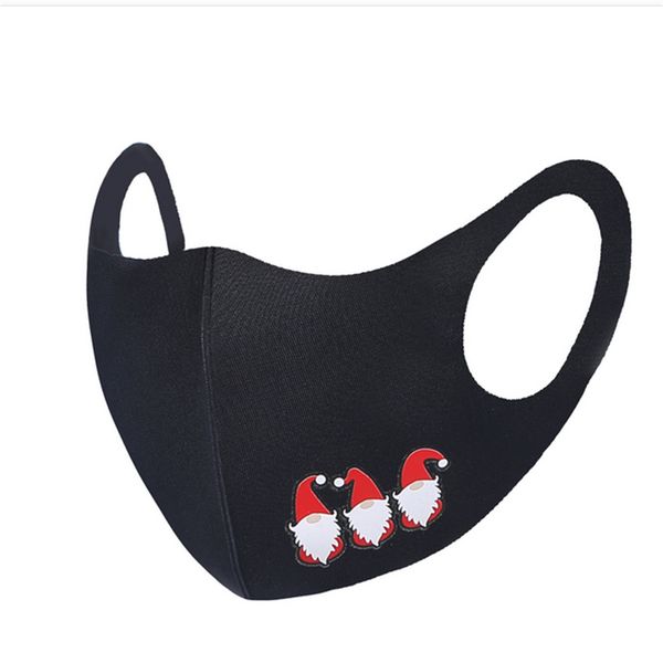 2020 christmas mask black one piece face mask reusable washable xmas tree santa clause elk snowman print cartoon mouth cover e92301, Blue 
2020 christmas mask black one piece face mask reusable washable xmas tree santa clause elk snowman print cartoon mouth cover e92301, Blue