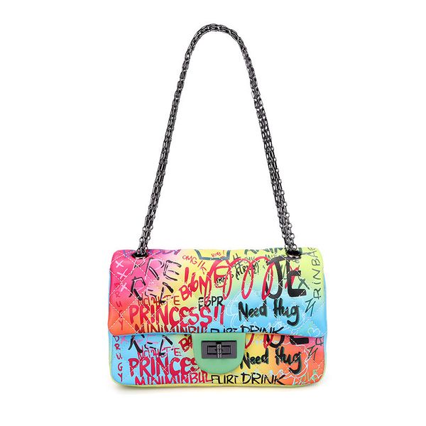 graffiti bag women 2020 brand new candy colors small flap fashion diamond lattice chain crossbody bag one shoulder messenger bag handbag
graffiti bag women 2020 brand new candy colors small flap fashion diamond lattice chain crossbody bag one shoulder messenger bag handbag