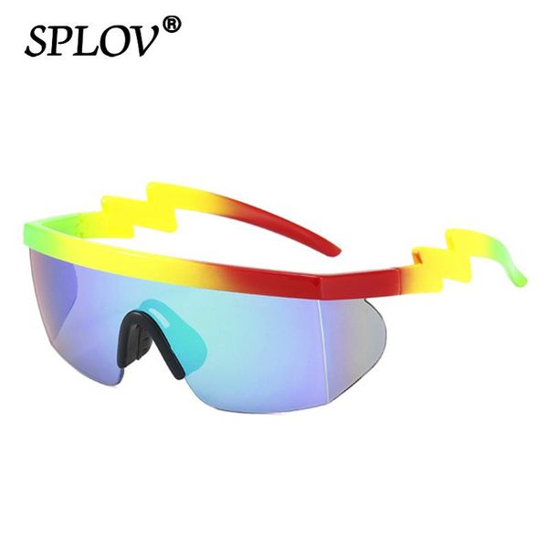 oversized outdoor sunglasses for men women irregular wave frame design shades fashion siamese lens sun glasses eyewear, White;black
oversized outdoor sunglasses for men women irregular wave frame design shades fashion siamese lens sun glasses eyewear, White;black