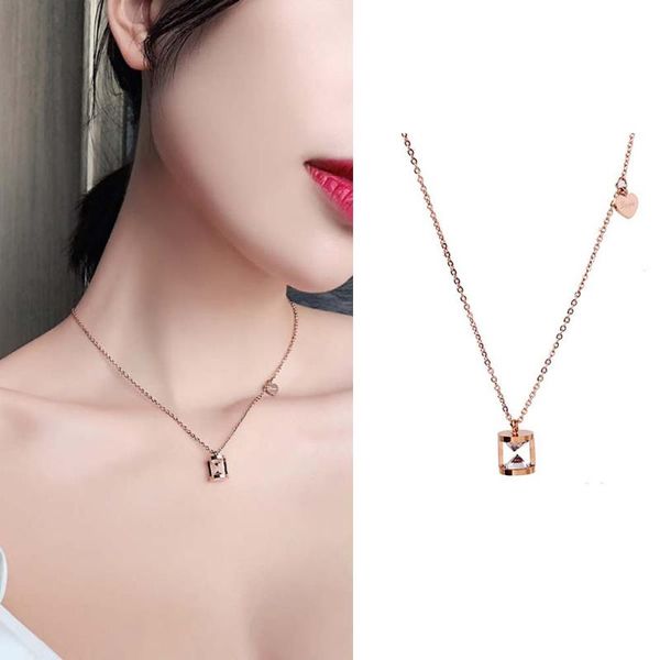 hourglass korean personality necklace titanium steel rose gold necklace female tide simple temperament clavicle chain, Silver
hourglass korean personality necklace titanium steel rose gold necklace female tide simple temperament clavicle chain, Silver