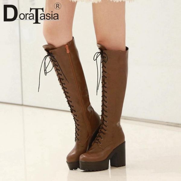 doratasia женский мода классические твердые узелок зимние сапоги 2020 платформа boots женщины высокие каблуки черный mid теленок обувь женщи, Black
doratasia женский мода классические твердые узелок зимние сапоги 2020 платформа boots женщины высокие каблуки черный mid теленок обувь женщи, Black