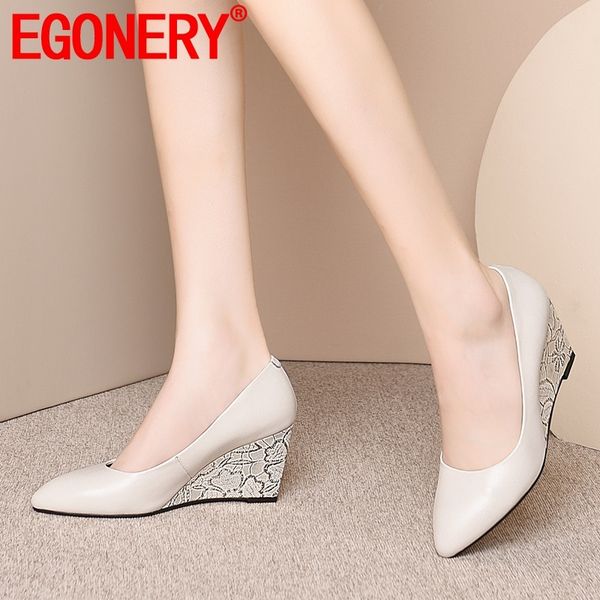 egonery spring new fashion women pumps outside high heels pointed toe genuine leather women shoes drop shipping, Black
egonery spring new fashion women pumps outside high heels pointed toe genuine leather women shoes drop shipping, Black