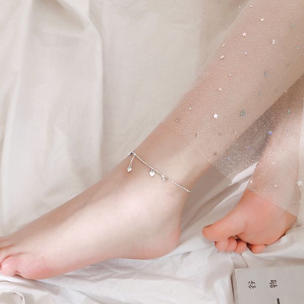 silver chris 925 sterling round beads heart tassels anklet antique style mori series online celebrity women's fresh student, Red;blue
silver chris 925 sterling round beads heart tassels anklet antique style mori series online celebrity women's fresh student, Red;blue