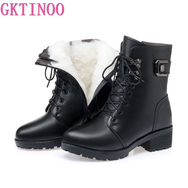 gktinoo 2020 winter genuine leather boots warm plush wool boots fashion comfort non-slip women snow shoes large size, Black
gktinoo 2020 winter genuine leather boots warm plush wool boots fashion comfort non-slip women snow shoes large size, Black
