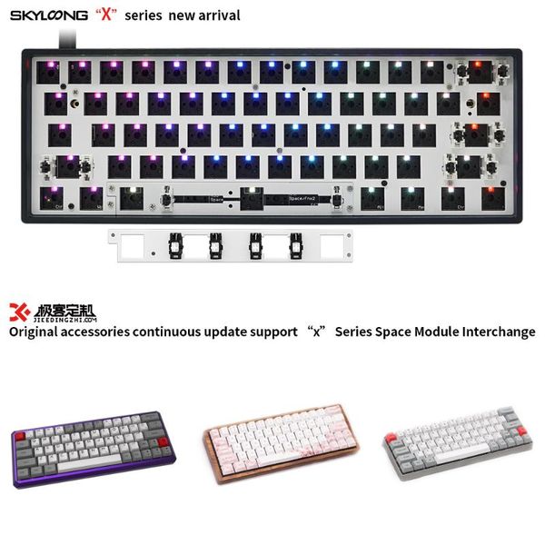 gk61xs mechanical keyboard kit rgb howswap bluetooth replacable spacebar cherry mx switches with metal walnut rosewood case
gk61xs mechanical keyboard kit rgb howswap bluetooth replacable spacebar cherry mx switches with metal walnut rosewood case