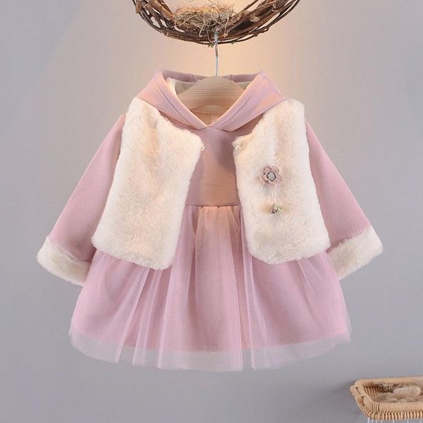 2020 autumn winter girls kids princess dress velvet children baby infants thicken ear hooded dresses+waistcoat 2pcs set s11424, Red;yellow
2020 autumn winter girls kids princess dress velvet children baby infants thicken ear hooded dresses+waistcoat 2pcs set s11424, Red;yellow