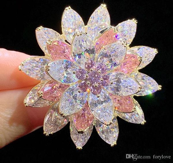 romantic sparkle fashion personality pink snow lotus flower brooch women s temperament sweater coat pin brooch for party wedding gift, Gray
romantic sparkle fashion personality pink snow lotus flower brooch women s temperament sweater coat pin brooch for party wedding gift, Gray