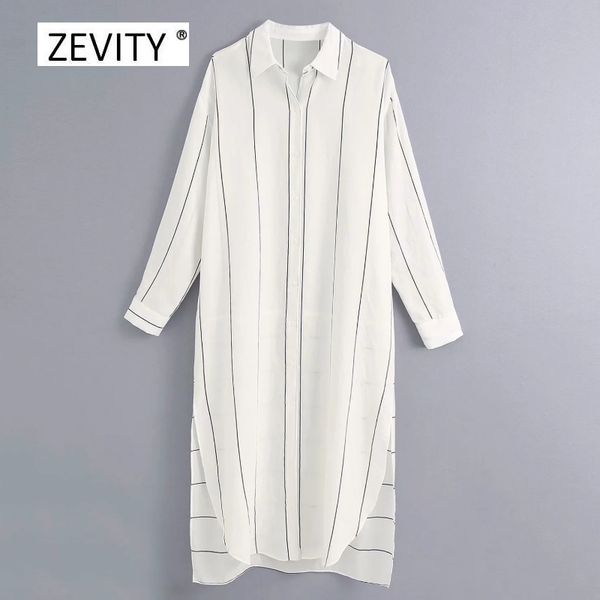 casual dresses zevity women fashion striped print patchwork shirt dress office ladies long sleeve side split vestido chic ds4073, Black;gray
casual dresses zevity women fashion striped print patchwork shirt dress office ladies long sleeve side split vestido chic ds4073, Black;gray