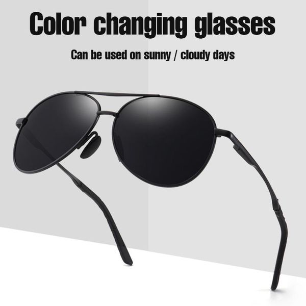 polarized pchromic sunglasses men driving chameleon change color polarized sun glasses day night vision glare goggles, White;black
polarized pchromic sunglasses men driving chameleon change color polarized sun glasses day night vision glare goggles, White;black