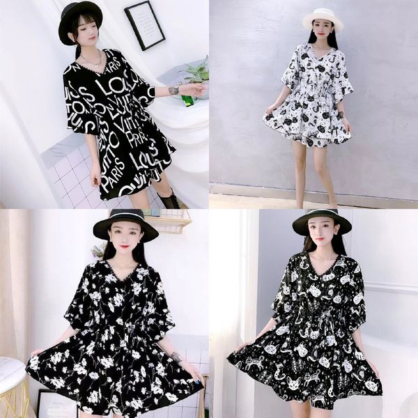 summer niche large size printed dress suittanned base shirt wide leg shorts fashion suit dress two-piece suit plus fat fashion i89bw, Gray
summer niche large size printed dress suittanned base shirt wide leg shorts fashion suit dress two-piece suit plus fat fashion i89bw, Gray