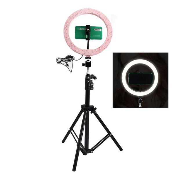 flash heads dimmable 26cm pink led selfie ring light with 210cm tripod stand lamp phone holder for makeup pography video clip ne004
flash heads dimmable 26cm pink led selfie ring light with 210cm tripod stand lamp phone holder for makeup pography video clip ne004