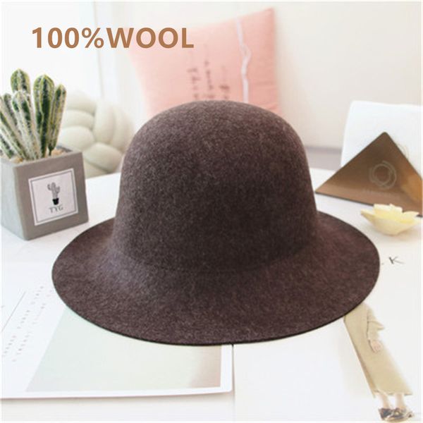 stingy brim hats 100% wool hat dome solid fedora women bucket fashionable wedding red chapeu feminino autumn winter bonnet ladies, Blue;gray
stingy brim hats 100% wool hat dome solid fedora women bucket fashionable wedding red chapeu feminino autumn winter bonnet ladies, Blue;gray