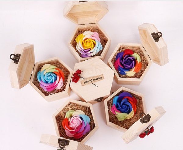 2020 hexagonal wooden box colorful soap flower gift box wooden box soap flower christmas gift birthday gift valentine's day anc2
2020 hexagonal wooden box colorful soap flower gift box wooden box soap flower christmas gift birthday gift valentine's day anc2