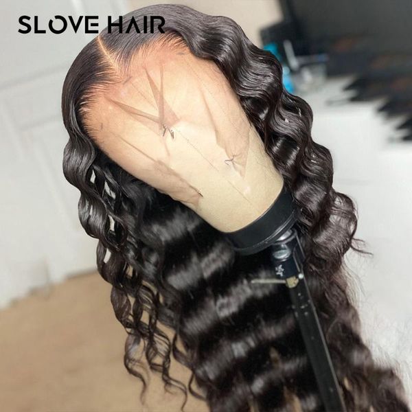 130% deep wave wigs 13x4 lace front human hair wig for black women bleached knot remy glueless brazilian pre plucked slove hair, Black;brown
130% deep wave wigs 13x4 lace front human hair wig for black women bleached knot remy glueless brazilian pre plucked slove hair, Black;brown