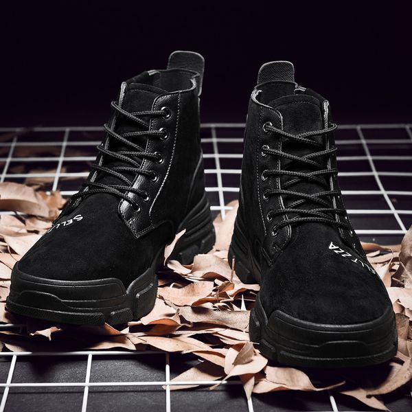 2020 fashion winter men's boots warm work boots lace up men's desert round toe high-shoes, Black
2020 fashion winter men's boots warm work boots lace up men's desert round toe high-shoes, Black