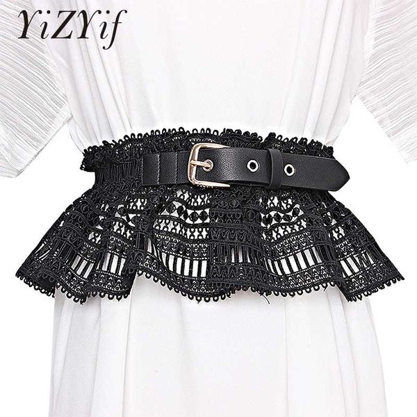wide lace waist belt for women elastic stretch ruffle cinch belt waistband pu leather suspenders female dress waist belts, Black;brown
wide lace waist belt for women elastic stretch ruffle cinch belt waistband pu leather suspenders female dress waist belts, Black;brown