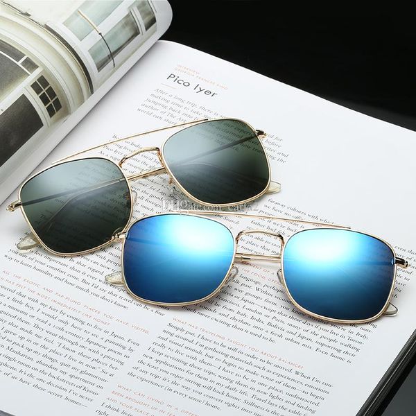 1pcs classic pilot sunglasses designer brand mens womens sun glasses eyewear gold metal green 54mm resin lenses with cases 3549, White;black
1pcs classic pilot sunglasses designer brand mens womens sun glasses eyewear gold metal green 54mm resin lenses with cases 3549, White;black