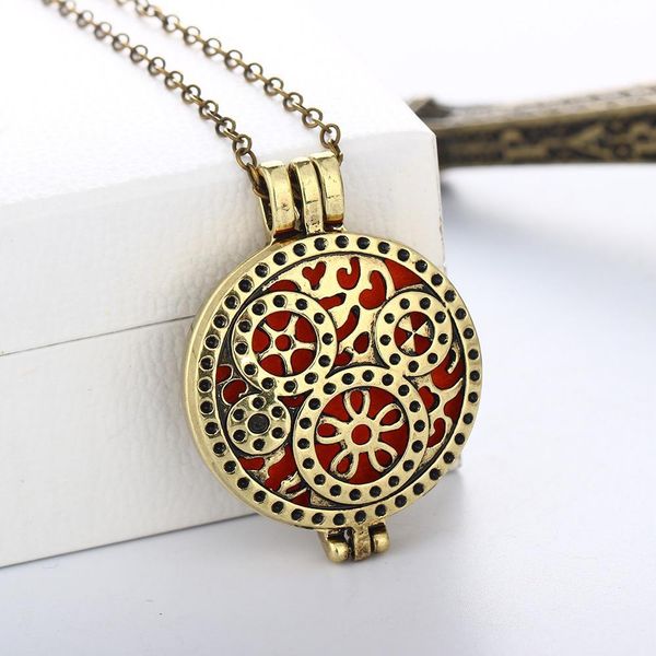 417q business jewelry gear women oil necklace locket men necklace gift clock essential vintage pendant chain sweater diffuser 23.62" fo
417q business jewelry gear women oil necklace locket men necklace gift clock essential vintage pendant chain sweater diffuser 23.62" fo