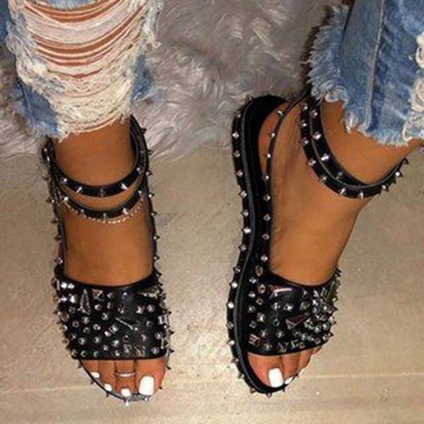 дешевые черный квартиры повседневный street style пряжка ремешка гладиатор сандалии stud заклепки open toe женщины рим гладиатор сандалии ра, Black
дешевые черный квартиры повседневный street style пряжка ремешка гладиатор сандалии stud заклепки open toe женщины рим гладиатор сандалии ра, Black